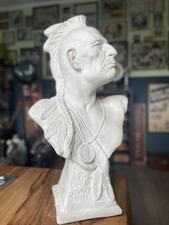  Werbefigur Zigarrenladen Display  Skulptur Büste Indianer Statue  Black Hawk