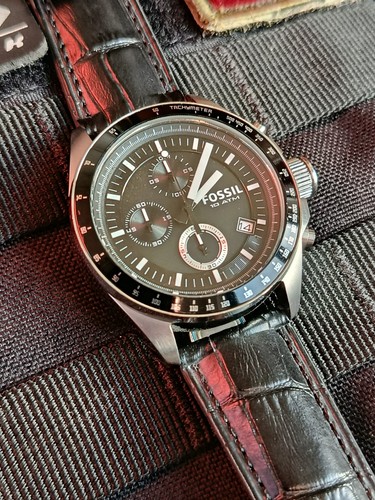 Fossil decker uhr - uhr, ch2573