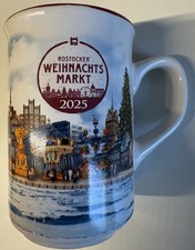 Tasse Glühwein Weihnachtsmarkt Rostock 2025