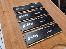 128 GB DDR5 RAM: 4 x 32 GB 5200 Kingston Fury Beast - Neupreis: 600 Euro !