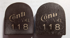 2 Stück Absätze braun