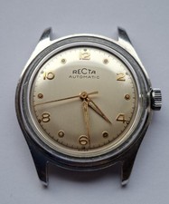 RECTA Automatic – Schweizer Vintage Armbanduhr – ca. 1950–1960 – 35 mm – läuft