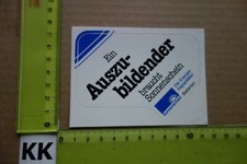 Alter Aufkleber Auto Motorrad Batterie SONNENSCHEIN Spruch: AUSZUBILDENDER