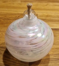 Öllampe aus  Glas in Kugelform von Saphira mit Docht