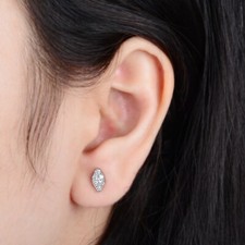 Minimalist 10k Weiß Gold