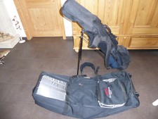 2 Reisetasche mit Rollen Golftasche Travelcover STANDBAG GOLFBAG   NEUWERTIG
