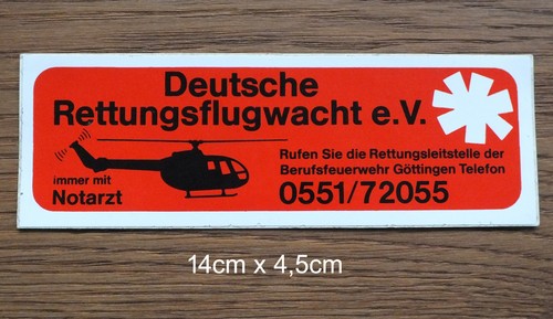 Aufkleber drk flugrettung - aufkleber,