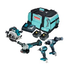 Makita DLX4156TX1 Akku-Kombo-Kit 18V (DDF486+DTD153+DHS660+DGA504) !! ANGEBOT!!!