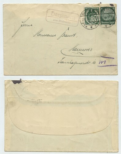 84297 landpoststempel - -,