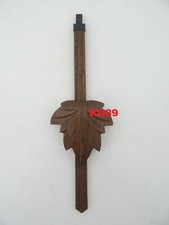 Holzunruh Weinblatt für Kuckucksuhr Pendel