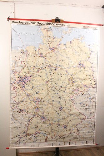 Schulwandkarte bundesrepublik - schulwandkarte,