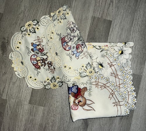 Vintage ostern tischdecken set - ostern, tischdecken-set