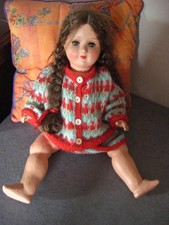 Ältere Puppe HANS VÖLK 55 cm