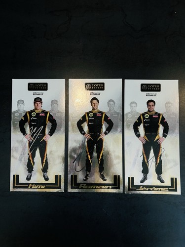 Lotus 2012 autograph cards - lotus,