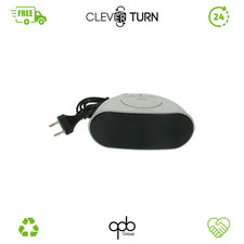 TFA Dostmann Digitaler Funk Wecker mit Leuchtziffern weiß schwarz