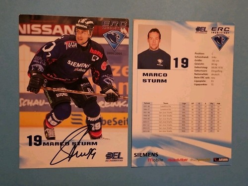 Del eishockey autogrammkarte - del,