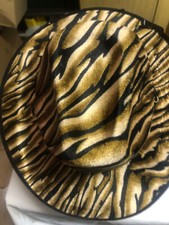 Cowboyhut ZEBRA Gold / Braun