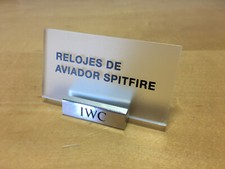 Display Plakette Platte - IWC
