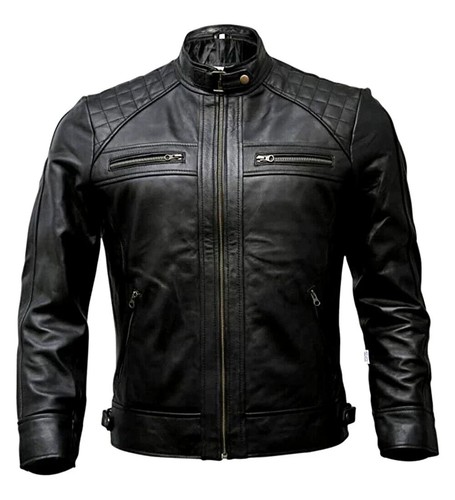 Café racer herren lederjacke - café,