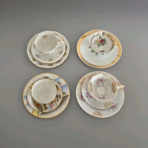 Vintage porzellan gedeck - 4x, porzellan-gedeck