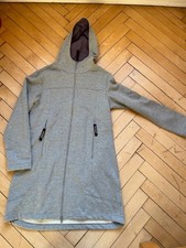 Elkline Sweatjacke Kapuzenmantel Gr. XXL Damen grau mit Kapuze