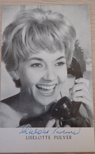 Autogramm schweizer film und - autogramm,
