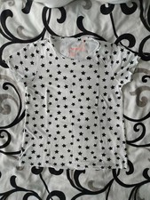 MANGUUN "Sterne/Stars" Weiß T-Shirt Gr. 164 - NEU (Organic Cotton/Bio Baumwolle)