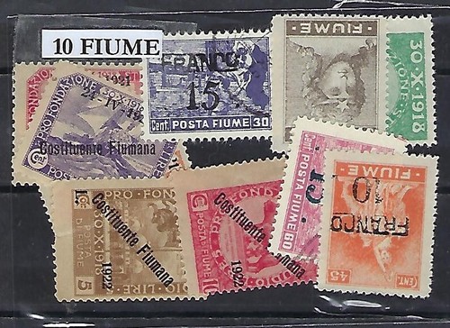 Fiume briefmarken - fiume, 10