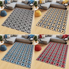 Wohnzimmer teppich blumen rot - wohnzimmer,
