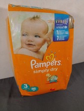 Vintage Alte Pampers Simply Dry Size 3 Windel Sammler 2014