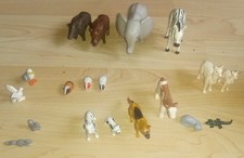 Playmobiltiere: Elefant, Zebra, Lama, Wildschwein, Hund etc.
