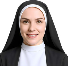 Halloween Nonnenhaube Elegante