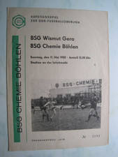 Programm Chemie Böhlen -BSG