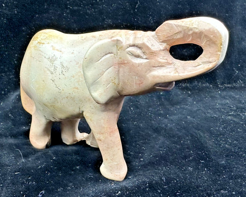 Elefant skulptur speckstein - skulptur,