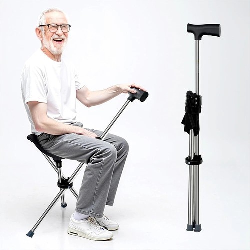 Gehstock mit sitzfläche - gehstock,