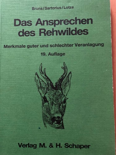 Jagd das ansprechen des - das,
