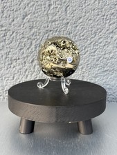 Pyrit Kugel ca. 445g ca. 6,0cm ohne Deko ohne Halter