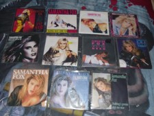 Samantha Fox 11 Schallplatten Singels Raritäten