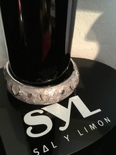 SAL Y LIMON SYL Armreif Armband Herz Geweih Goldfarben handbemalt Emaille