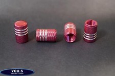 4 Stück Pink mit Silberringen