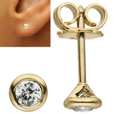 Diamant ohrstecker 585 echt - diamant,