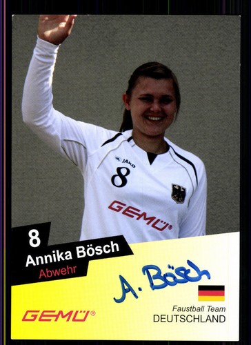 Annika bösch autogrammkarte - bösch,