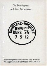 SCHIFFSPOST AUF DEM BODENSEE