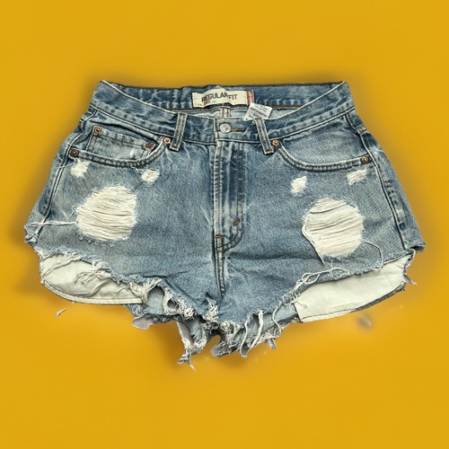 Levi 501 hotpant destroyed - hotpant,