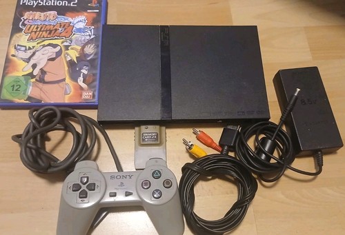 Ps2 konsole mit kabeln - kabeln, und