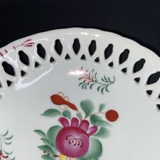 AW August Warnecke Ostfriesland Friesenrose Gebäckschale D. 18cm. 