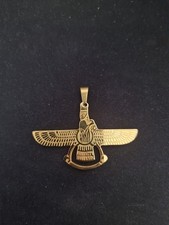 Farvahar Zarathustra Halskette Kette Chain Persien Edelstahl