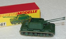 ESPEWE Modelle Nr. 61 Fla- SFL 57 DDR Flak Panzer 1:87 Plaste Modell mit OVP