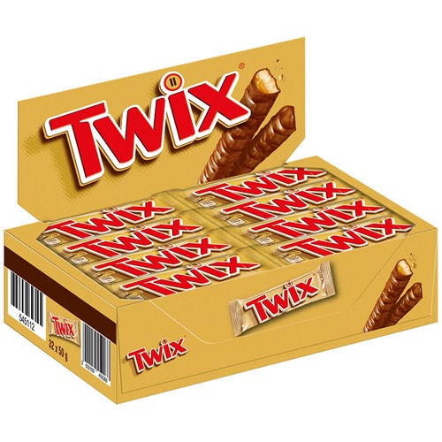 Twix 32x 50g schokoriegel - 32x,