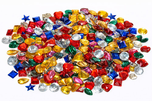 600 funkelnde deko steine - 600,